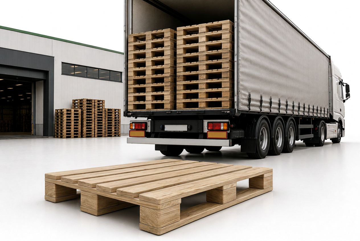 Riconsegna del pallet rigenerato